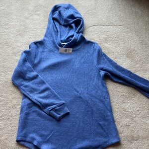 LOFT NWT Blue Cowl Neck Sweater